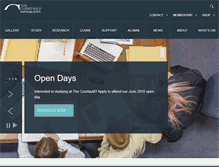 Tablet Screenshot of courtauld.ac.uk
